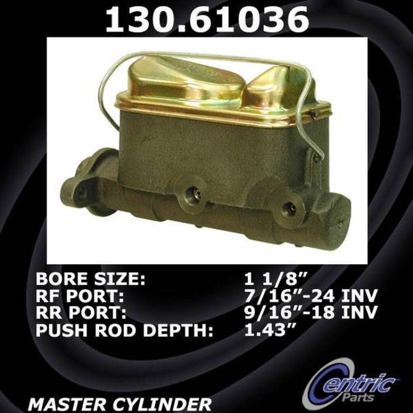 CENTRIC PARTS 130.61036 Centric Premium Brake Master Cylinder