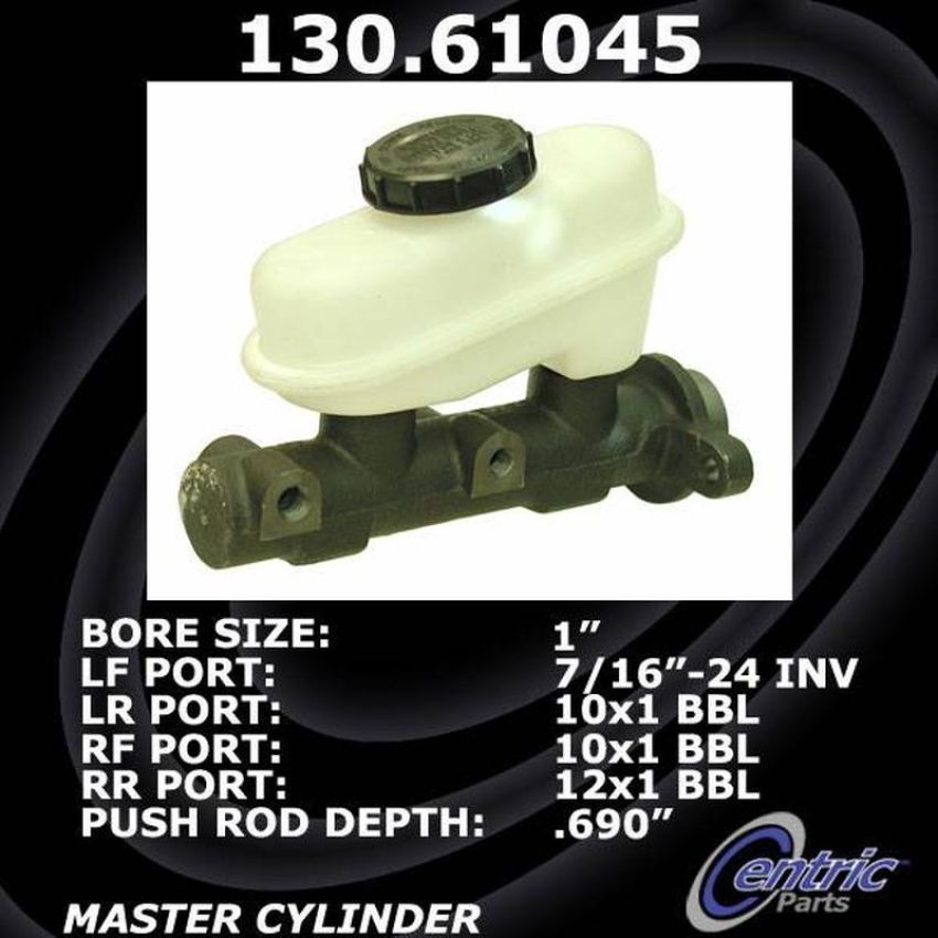 CENTRIC PARTS 130.61045 Centric Premium Brake Master Cylinder