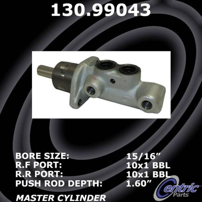 CENTRIC PARTS 130.99043 Centric Premium Brake Master Cylinder