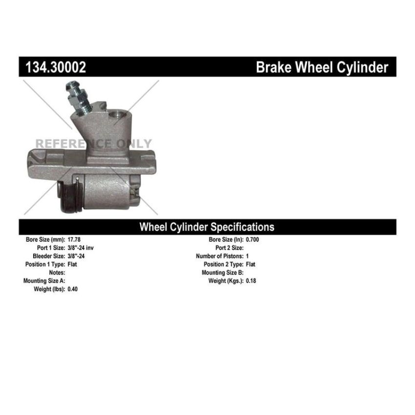 CENTRIC PARTS 134.30002 Centric Premium Wheel Cylinder