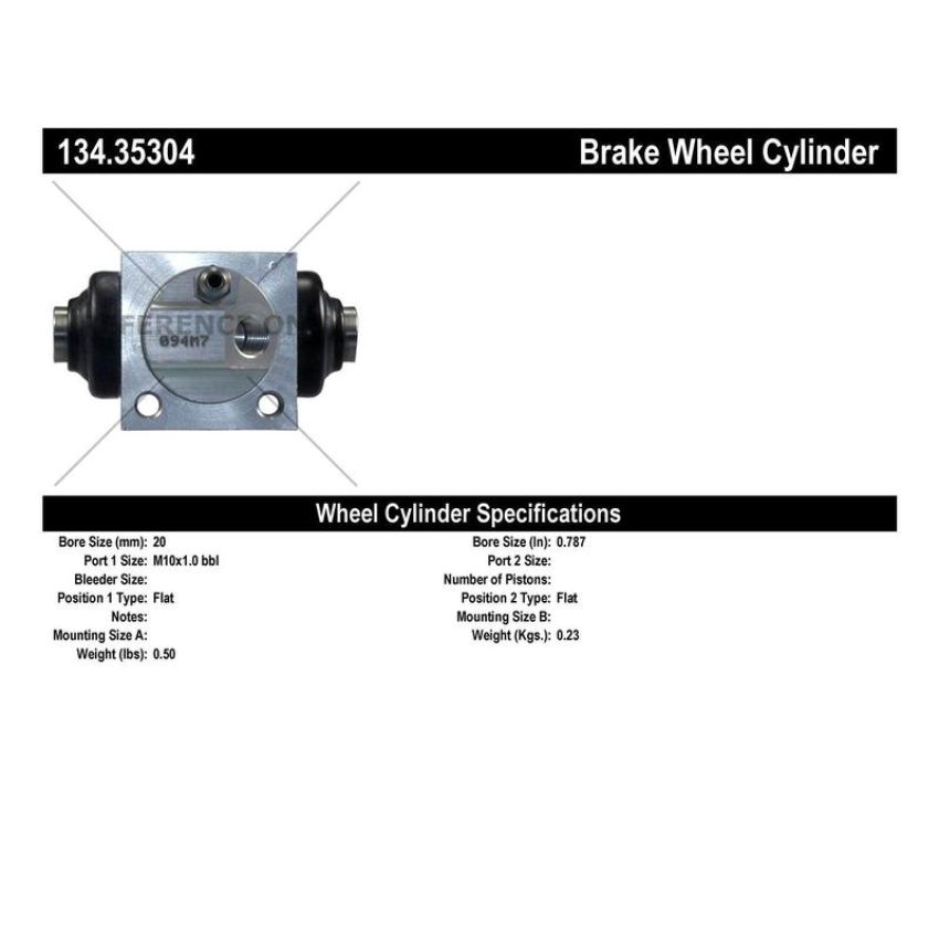 CENTRIC PARTS 134.35304 Centric Premium Wheel Cylinder