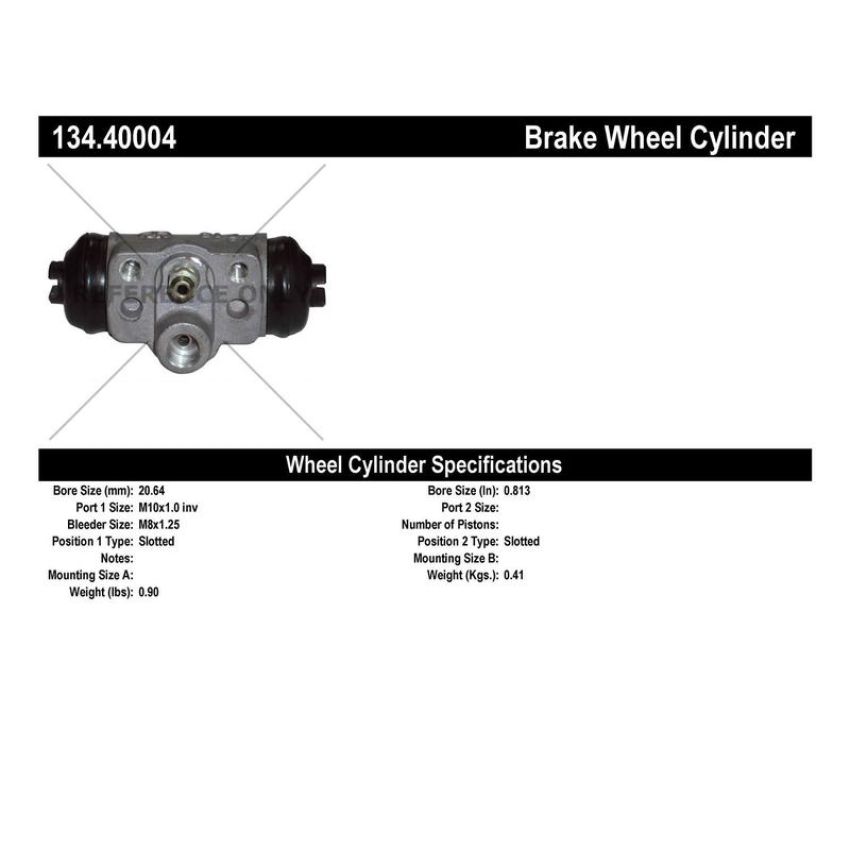 CENTRIC PARTS 134.40004 Centric Premium Wheel Cylinder