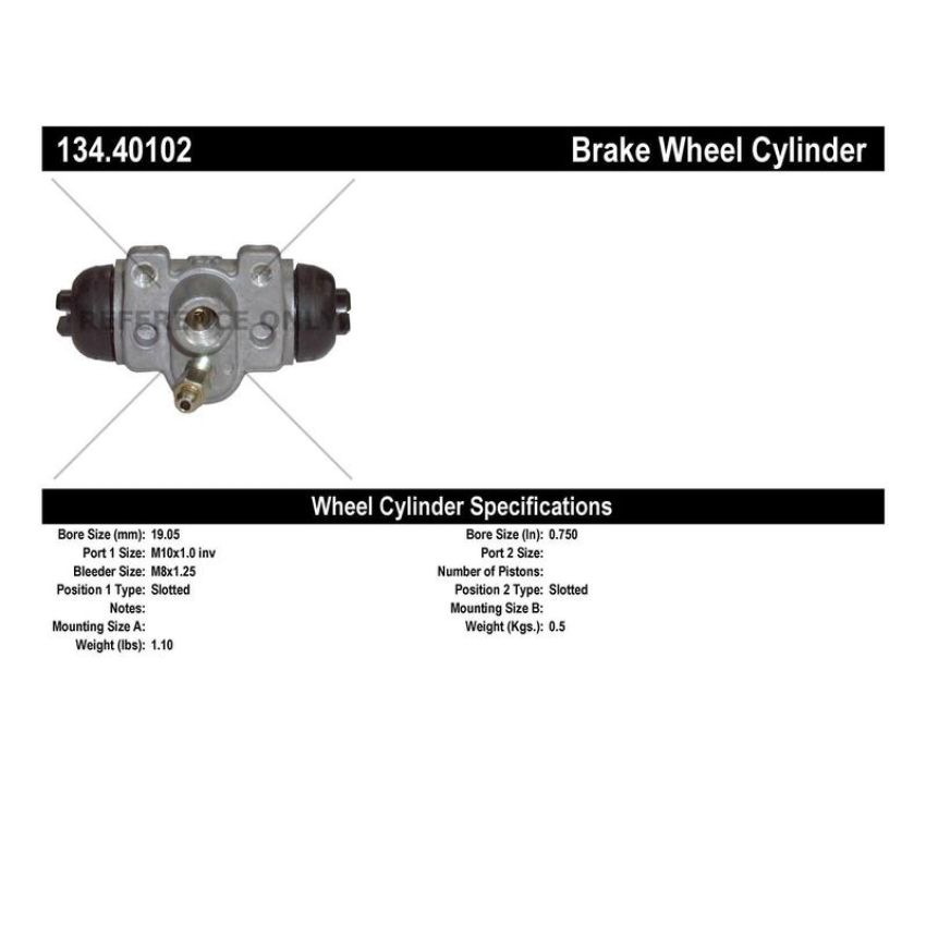 CENTRIC PARTS 134.40102 Centric Premium Wheel Cylinder