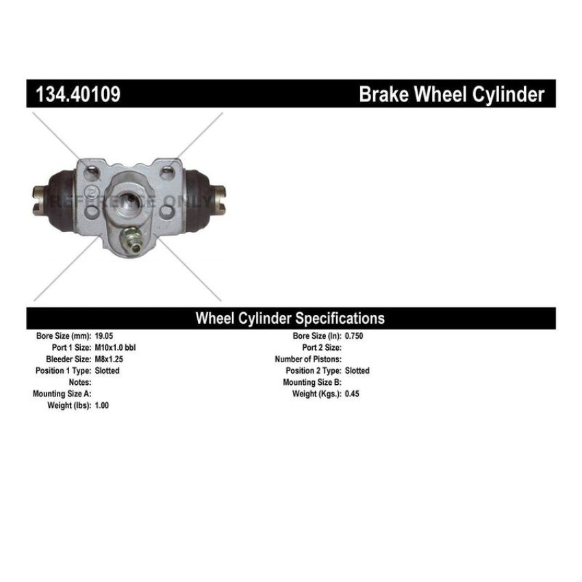 CENTRIC PARTS 134.40109 Centric Premium Wheel Cylinder