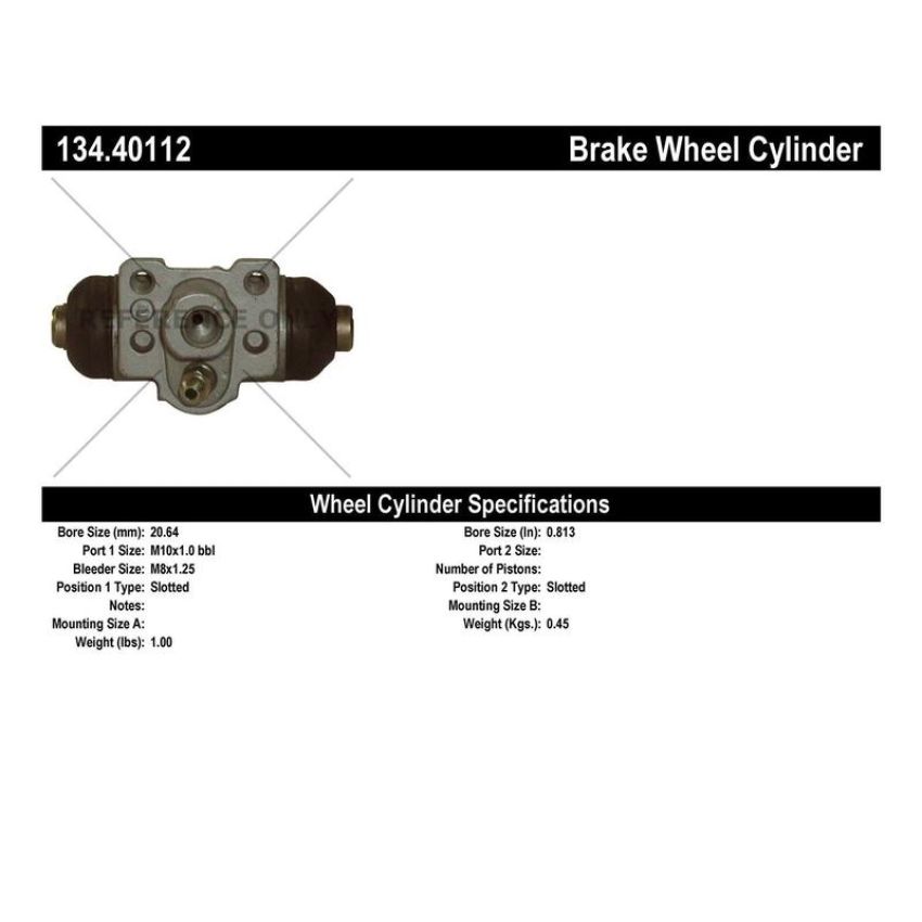 CENTRIC PARTS 134.40112 Centric Premium Wheel Cylinder