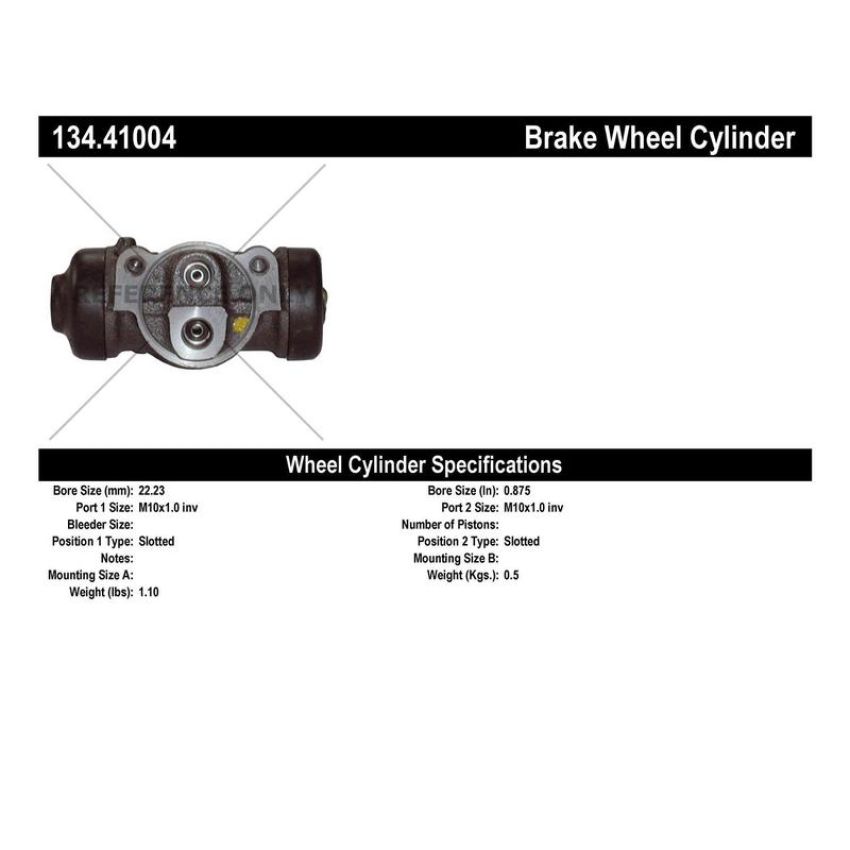 CENTRIC PARTS 134.41004 Centric Premium Wheel Cylinder