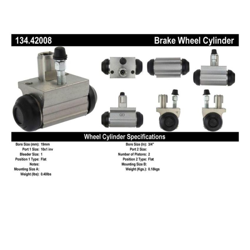 CENTRIC PARTS 134.42008 Centric Premium Wheel Cylinder