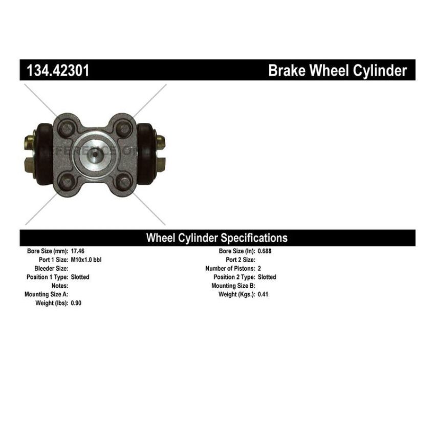 CENTRIC PARTS 134.42301 Centric Premium Wheel Cylinder