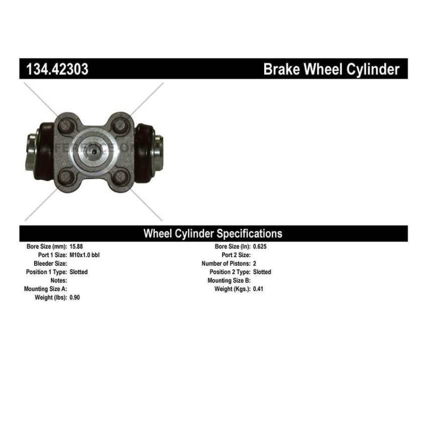 CENTRIC PARTS 134.42303 Centric Premium Wheel Cylinder