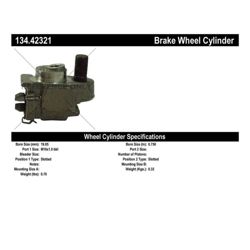 CENTRIC PARTS 134.42321 Centric Premium Wheel Cylinder