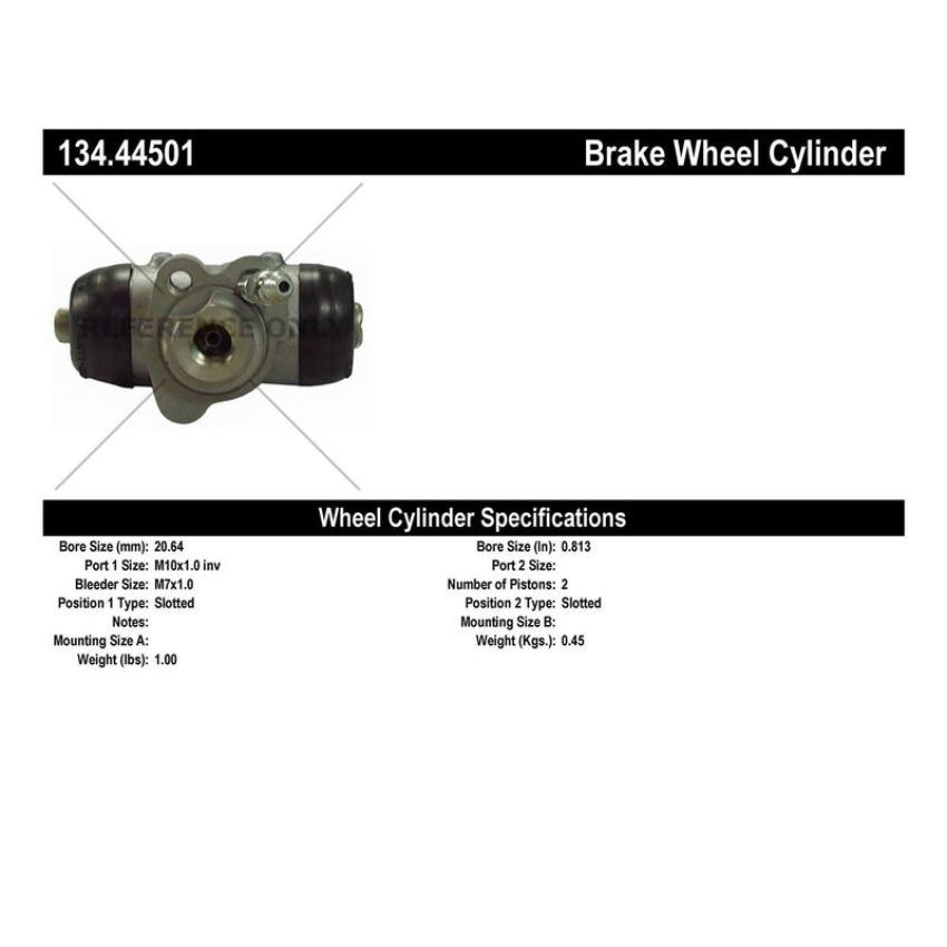 CENTRIC PARTS 134.44501 Centric Premium Wheel Cylinder