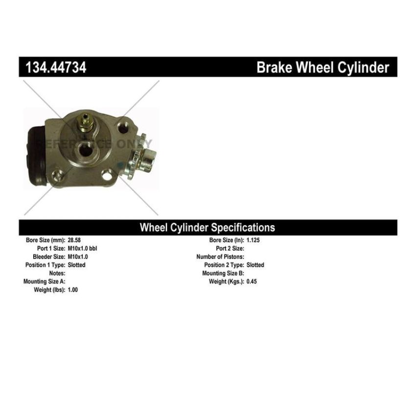CENTRIC PARTS 134.44734 Centric Premium Wheel Cylinder
