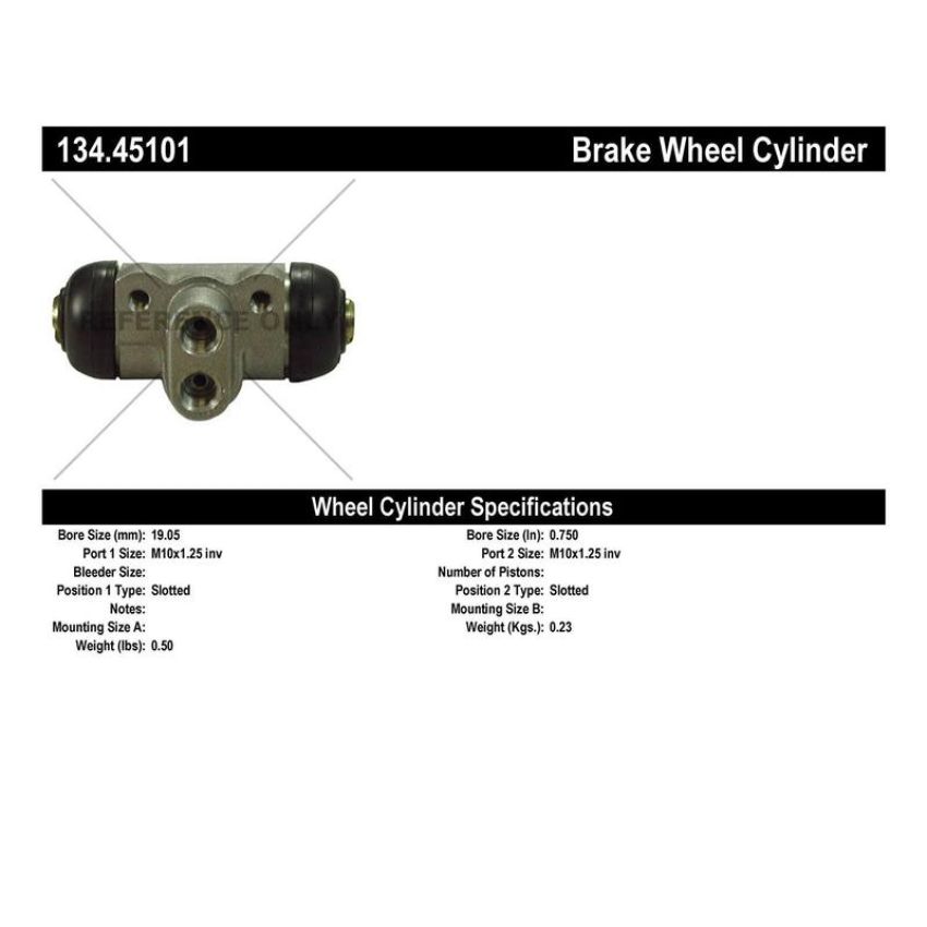 CENTRIC PARTS 134.45101 Centric Premium Wheel Cylinder