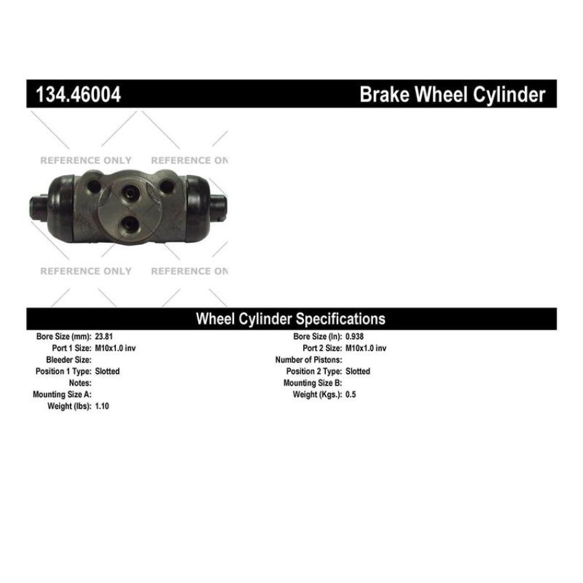 CENTRIC PARTS 134.46004 Centric Premium Wheel Cylinder