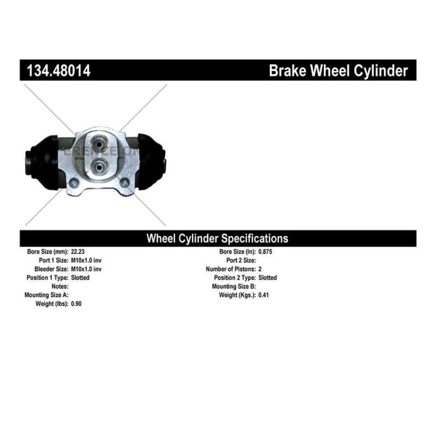 CENTRIC PARTS 134.48014 Centric Premium Wheel Cylinder