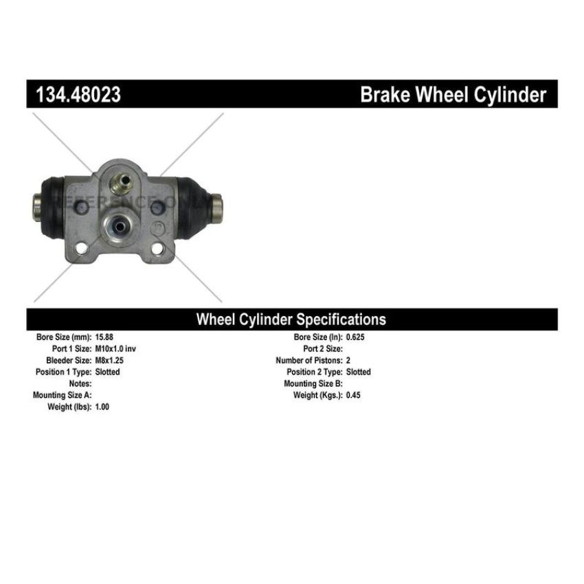CENTRIC PARTS 134.48023 Centric Premium Wheel Cylinder