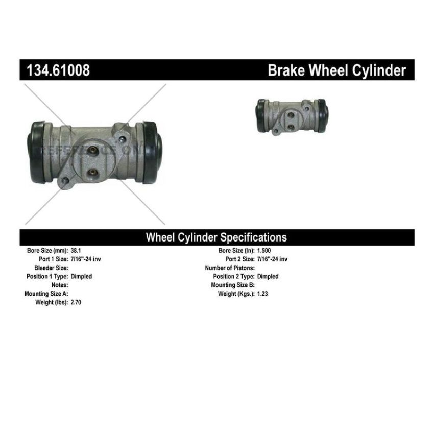 CENTRIC PARTS 134.61008 Centric Premium Wheel Cylinder