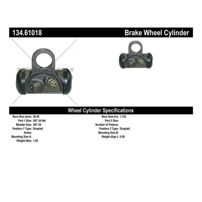 CENTRIC PARTS 134.61018 Centric Premium Wheel Cylinder