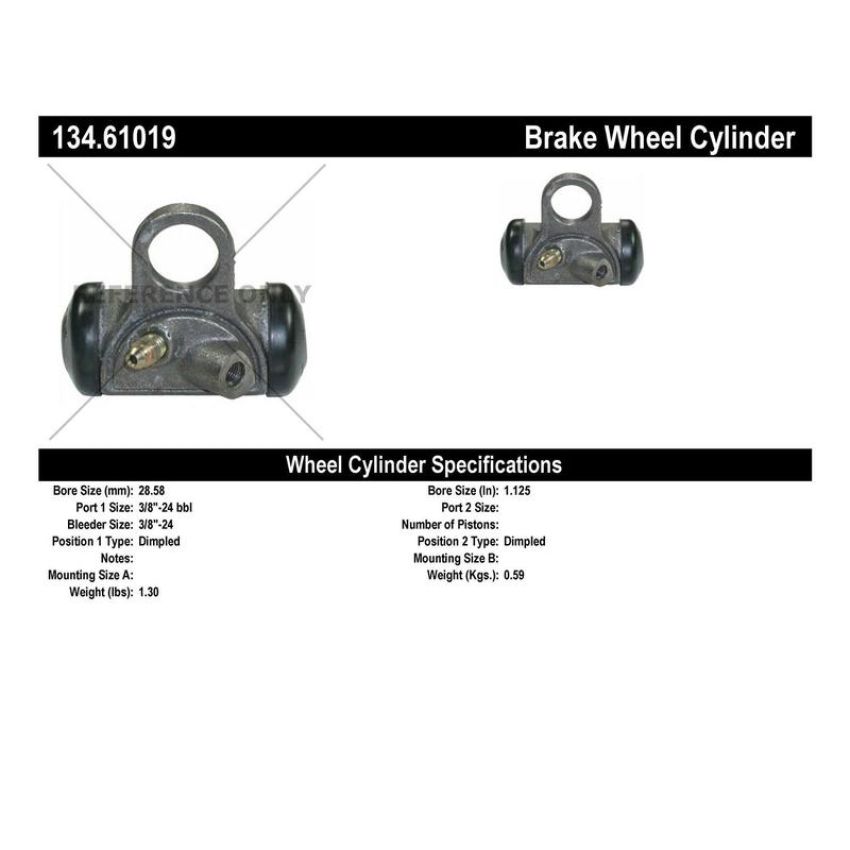 CENTRIC PARTS 134.61019 Centric Premium Wheel Cylinder