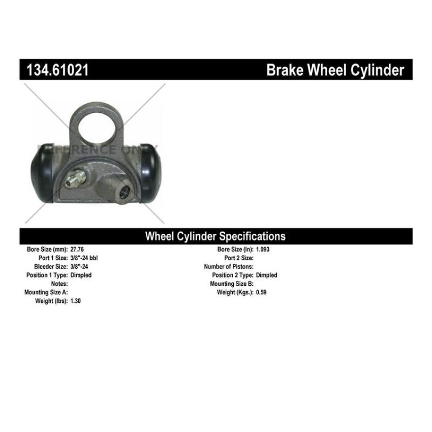 CENTRIC PARTS 134.61021 Centric Premium Wheel Cylinder