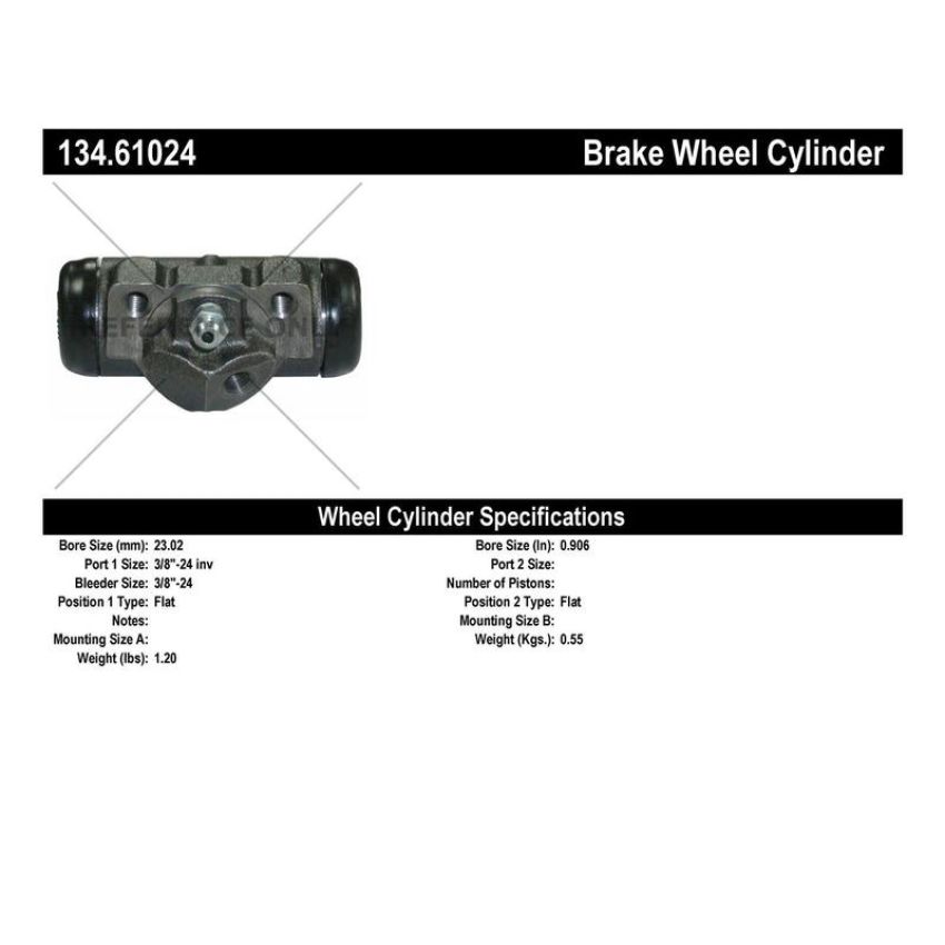 CENTRIC PARTS 134.61024 Centric Premium Wheel Cylinder
