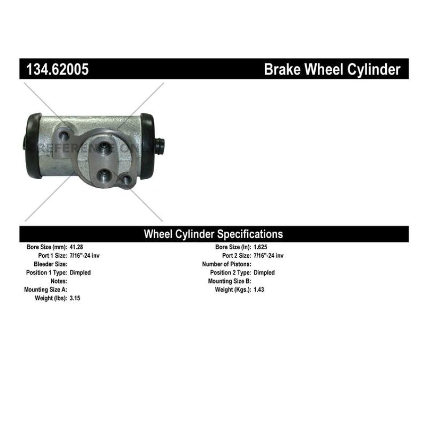 CENTRIC PARTS 134.62005 Centric Premium Wheel Cylinder
