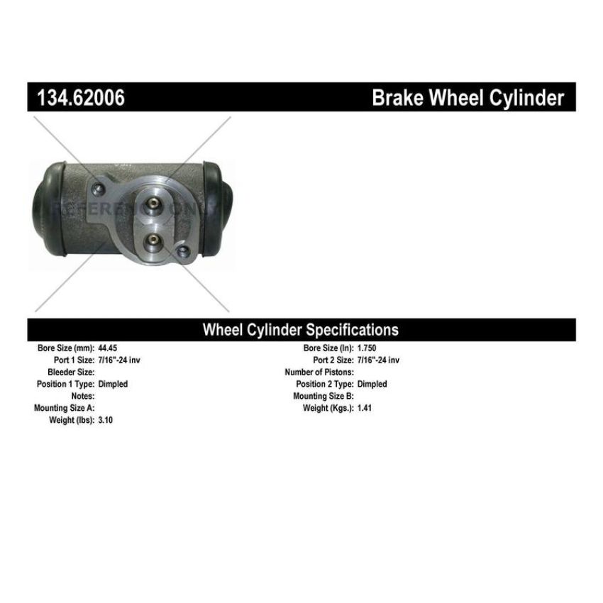 CENTRIC PARTS 134.62006 Centric Premium Wheel Cylinder