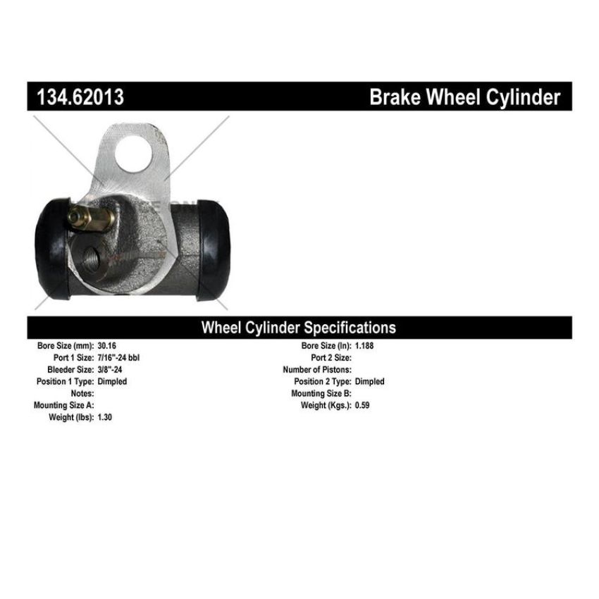 CENTRIC PARTS 134.62013 Centric Premium Wheel Cylinder
