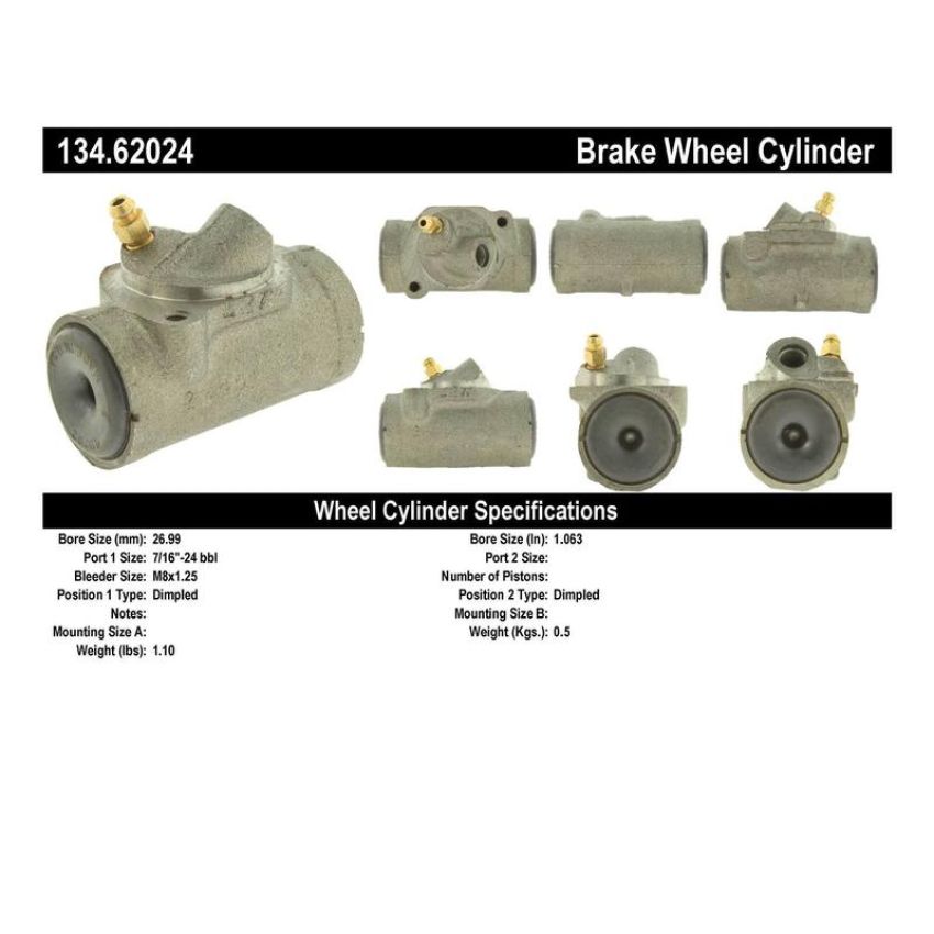 CENTRIC PARTS 134.62024 Centric Premium Wheel Cylinder