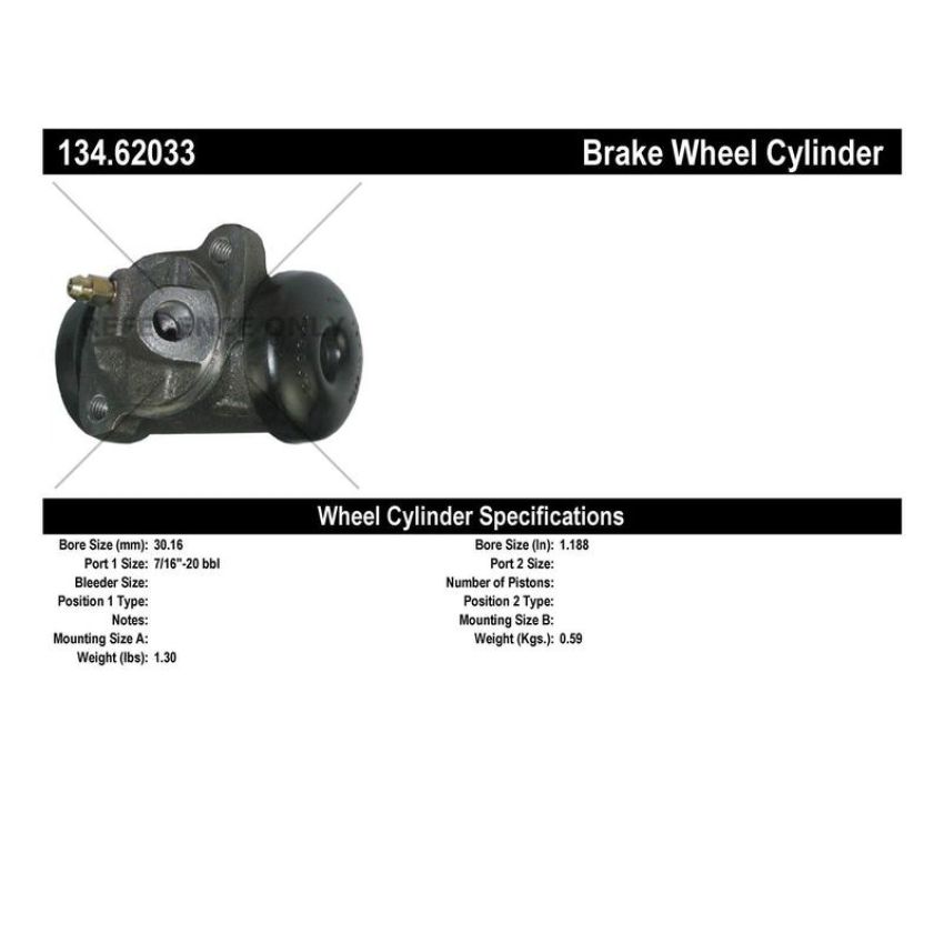 CENTRIC PARTS 134.62033 Centric Premium Wheel Cylinder