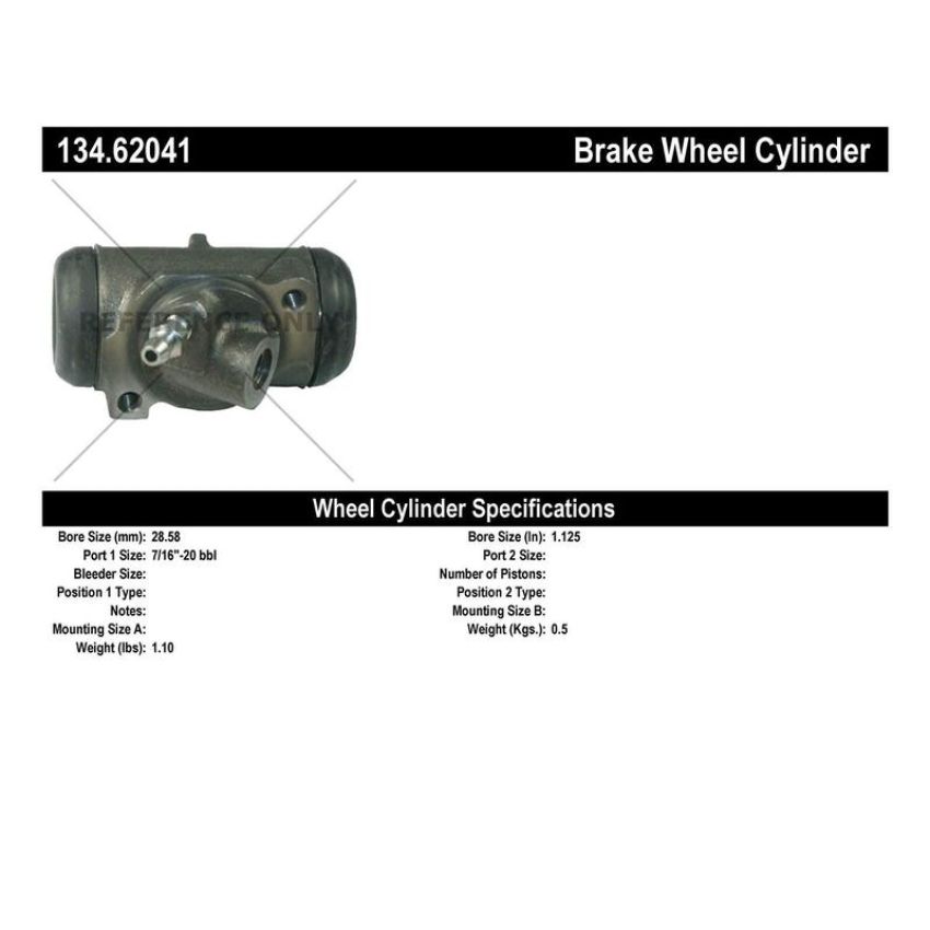CENTRIC PARTS 134.62041 Centric Premium Wheel Cylinder