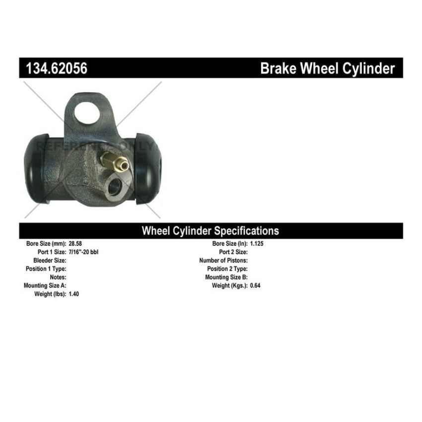 CENTRIC PARTS 134.62056 Centric Premium Wheel Cylinder