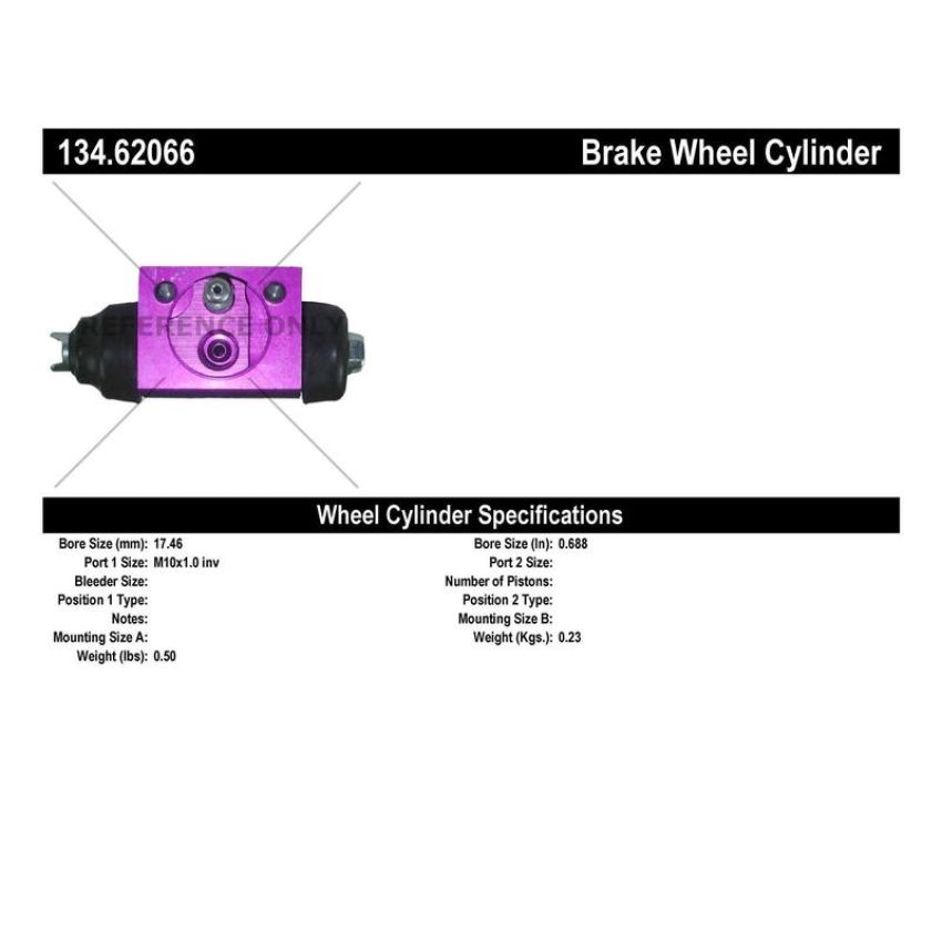CENTRIC PARTS 134.62066 Centric Premium Wheel Cylinder