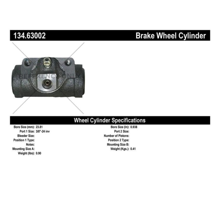 CENTRIC PARTS 134.63002 Centric Premium Wheel Cylinder