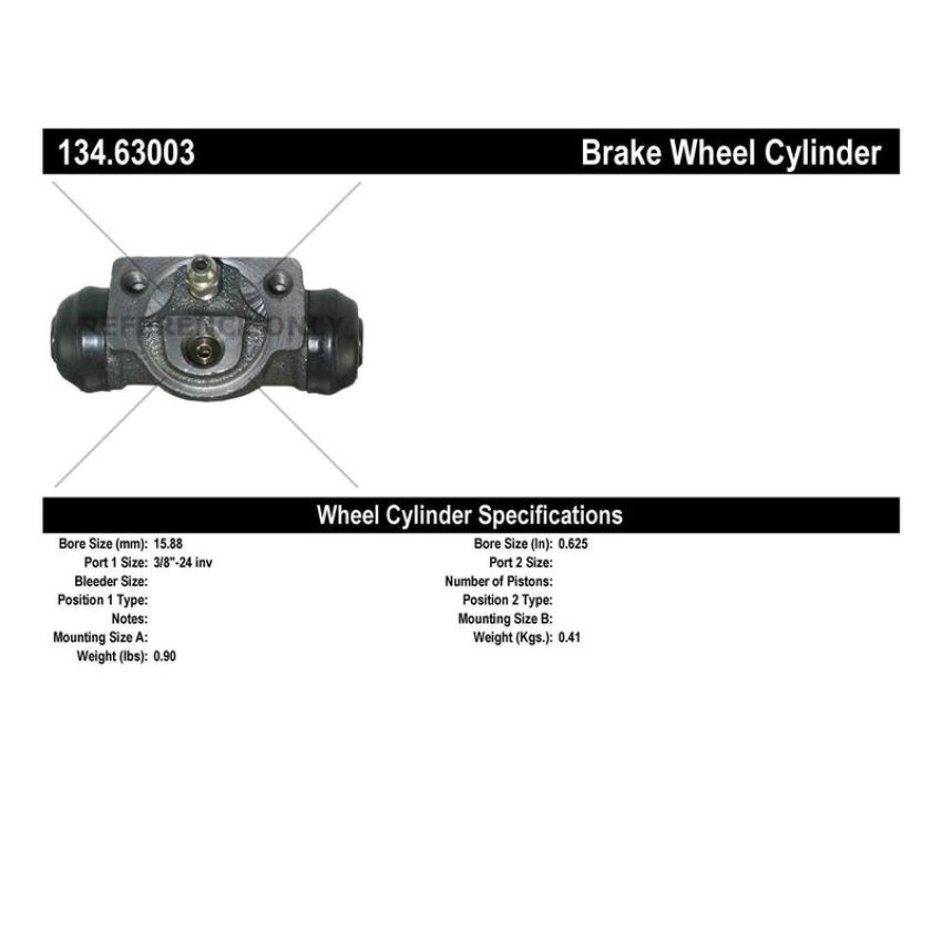 CENTRIC PARTS 134.63003 Centric Premium Wheel Cylinder