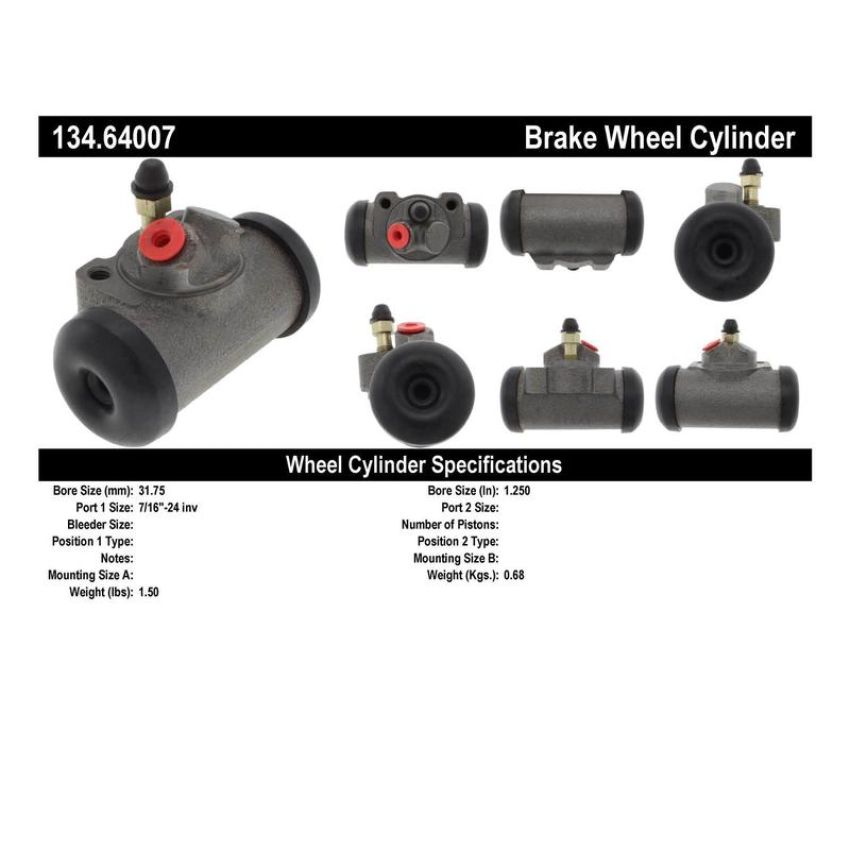 CENTRIC PARTS 134.64007 Centric Premium Wheel Cylinder