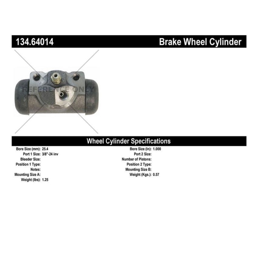 CENTRIC PARTS 134.64014 Centric Premium Wheel Cylinder