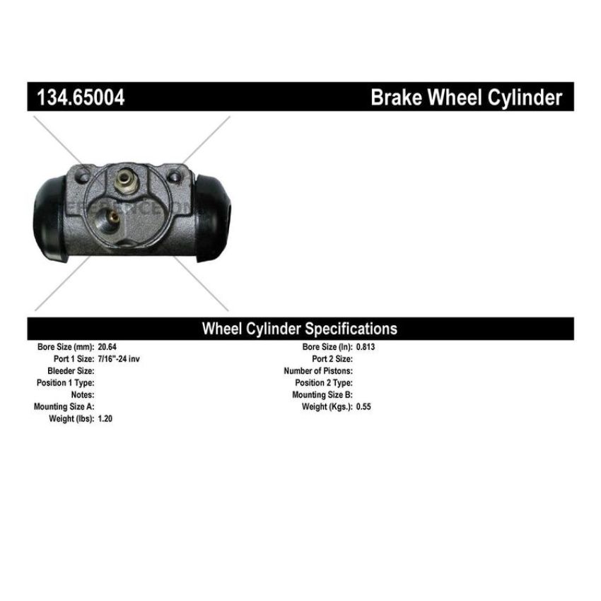 CENTRIC PARTS 134.65004 Centric Premium Wheel Cylinder