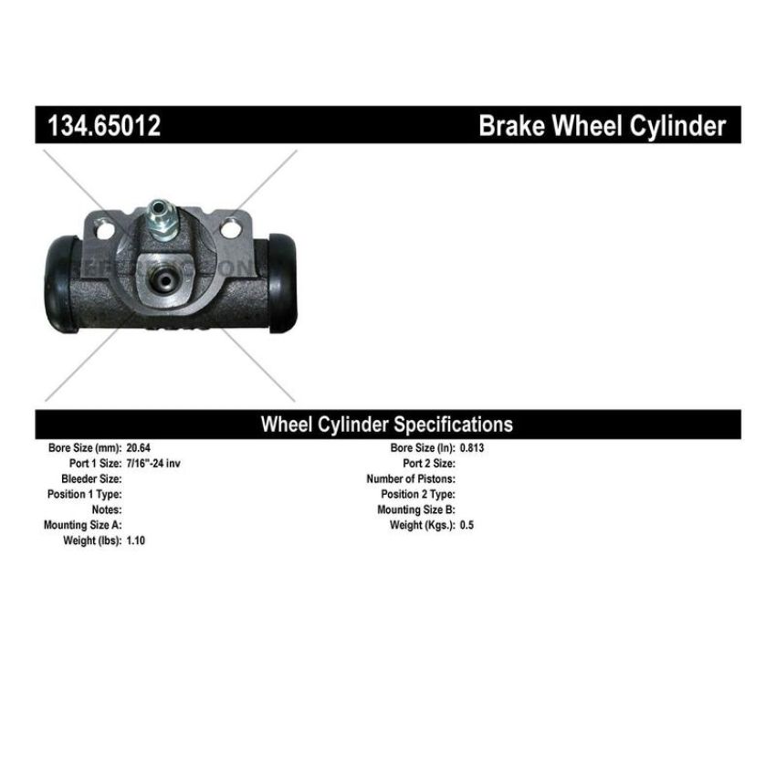 CENTRIC PARTS 134.65012 Centric Premium Wheel Cylinder