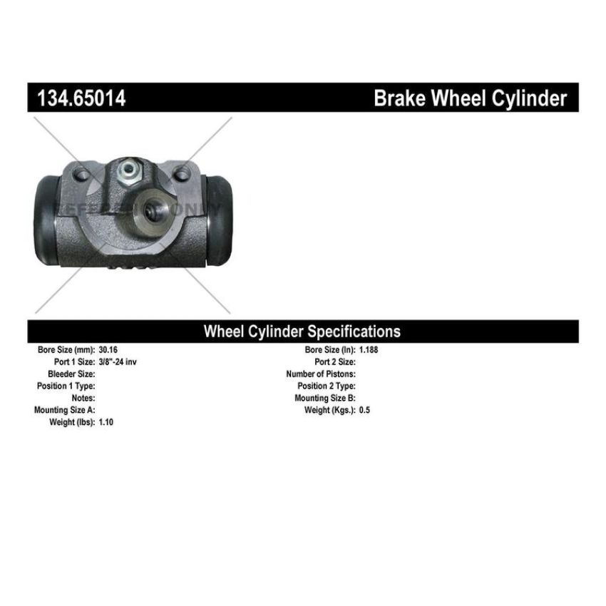 CENTRIC PARTS 134.65014 Centric Premium Wheel Cylinder