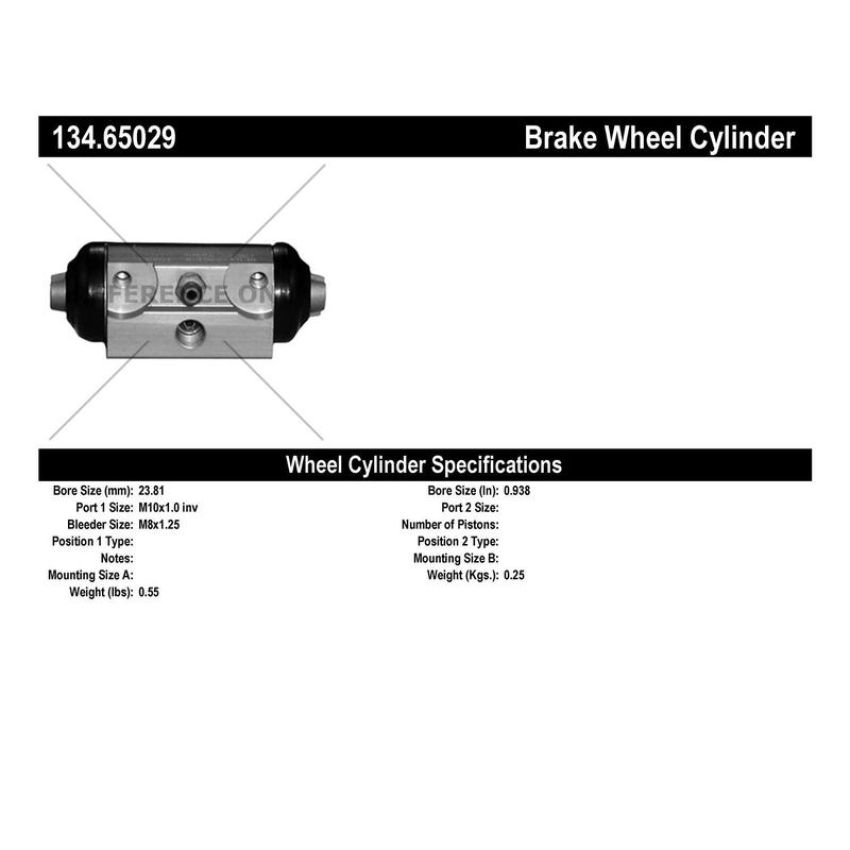 CENTRIC PARTS 134.65029 Centric Premium Wheel Cylinder
