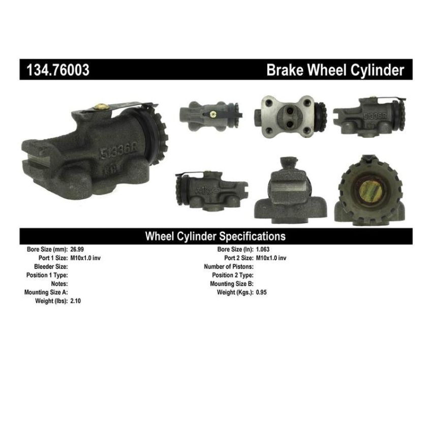 CENTRIC PARTS 134.76003 Centric Premium Wheel Cylinder