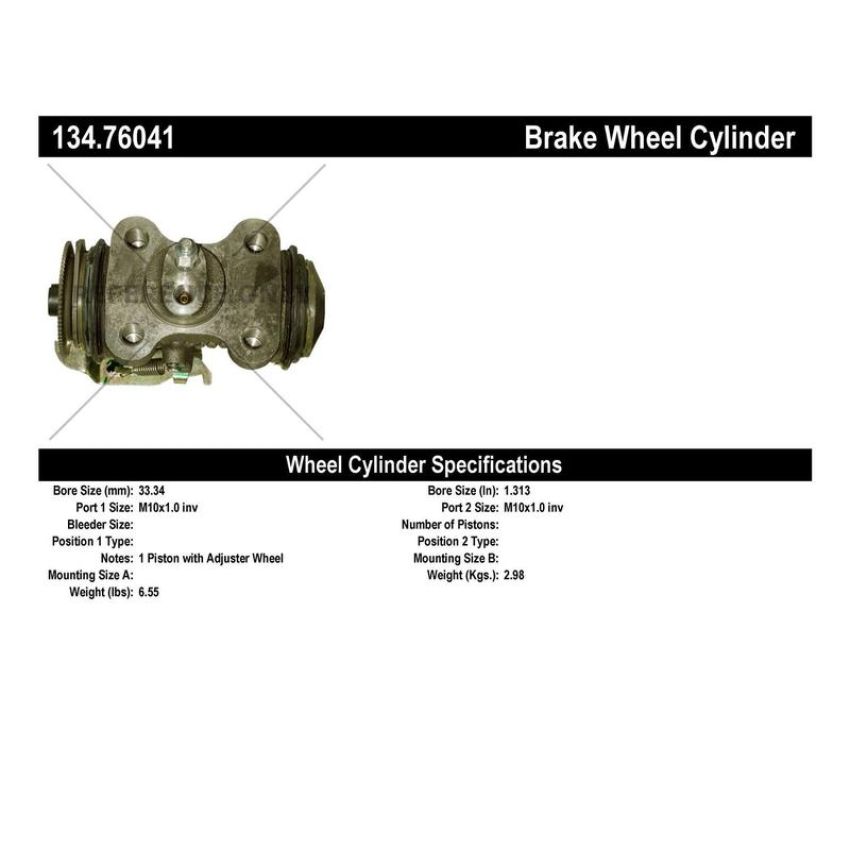 CENTRIC PARTS 134.76041 Centric Premium Wheel Cylinder