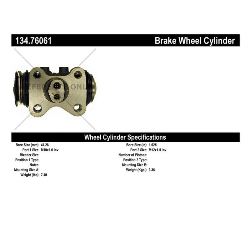 CENTRIC PARTS 134.76061 Centric Premium Wheel Cylinder