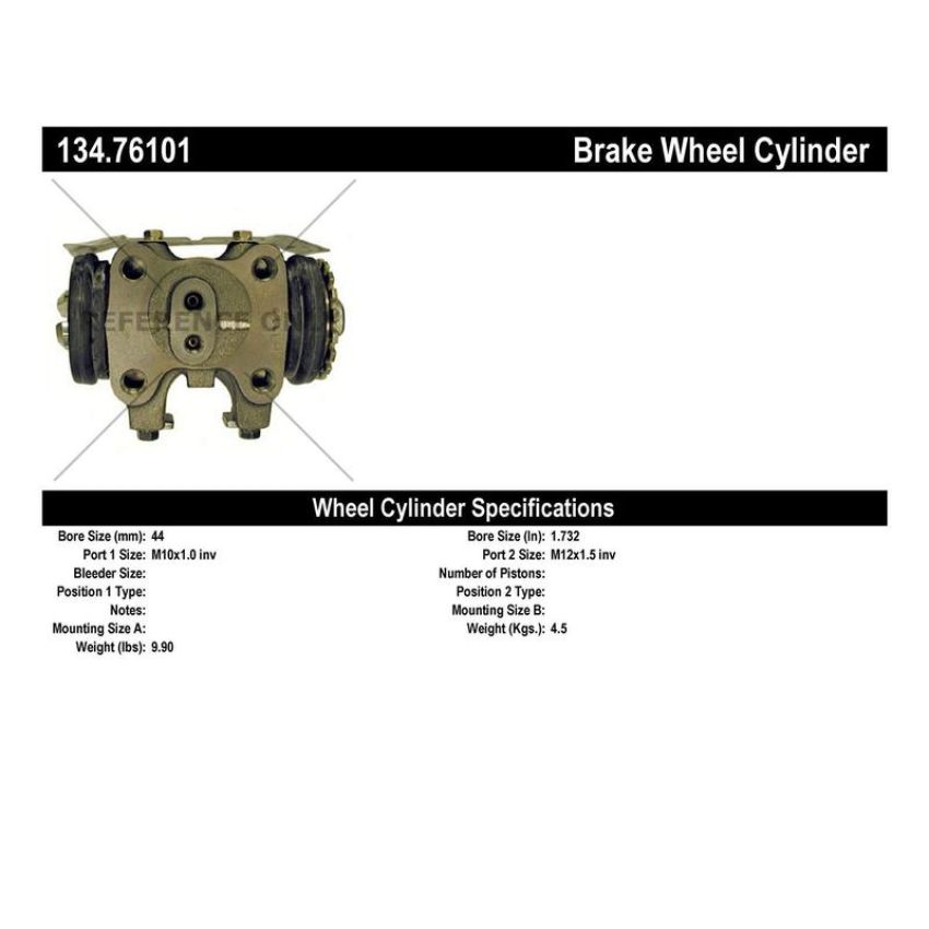 CENTRIC PARTS 134.76101 Centric Premium Wheel Cylinder