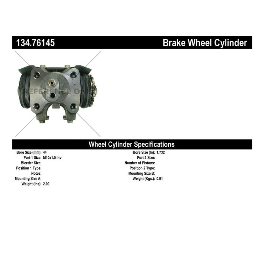 CENTRIC PARTS 134.76145 Centric Premium Wheel Cylinder