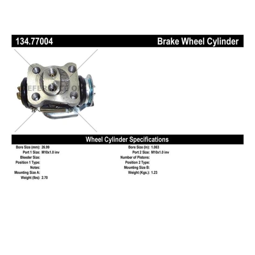 CENTRIC PARTS 134.77004 Centric Premium Wheel Cylinder
