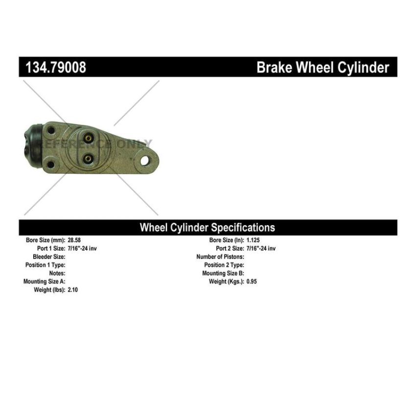 CENTRIC PARTS 134.79008 Centric Premium Wheel Cylinder