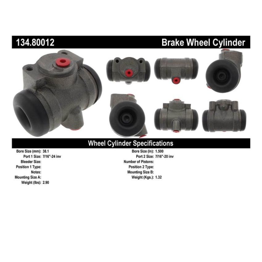 CENTRIC PARTS 134.80012 Centric Premium Wheel Cylinder