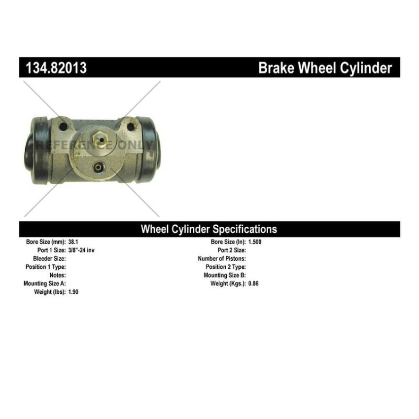 CENTRIC PARTS 134.82013 Centric Premium Wheel Cylinder